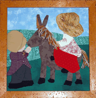 Lucette BERTRAND, "Promenade à cheval"